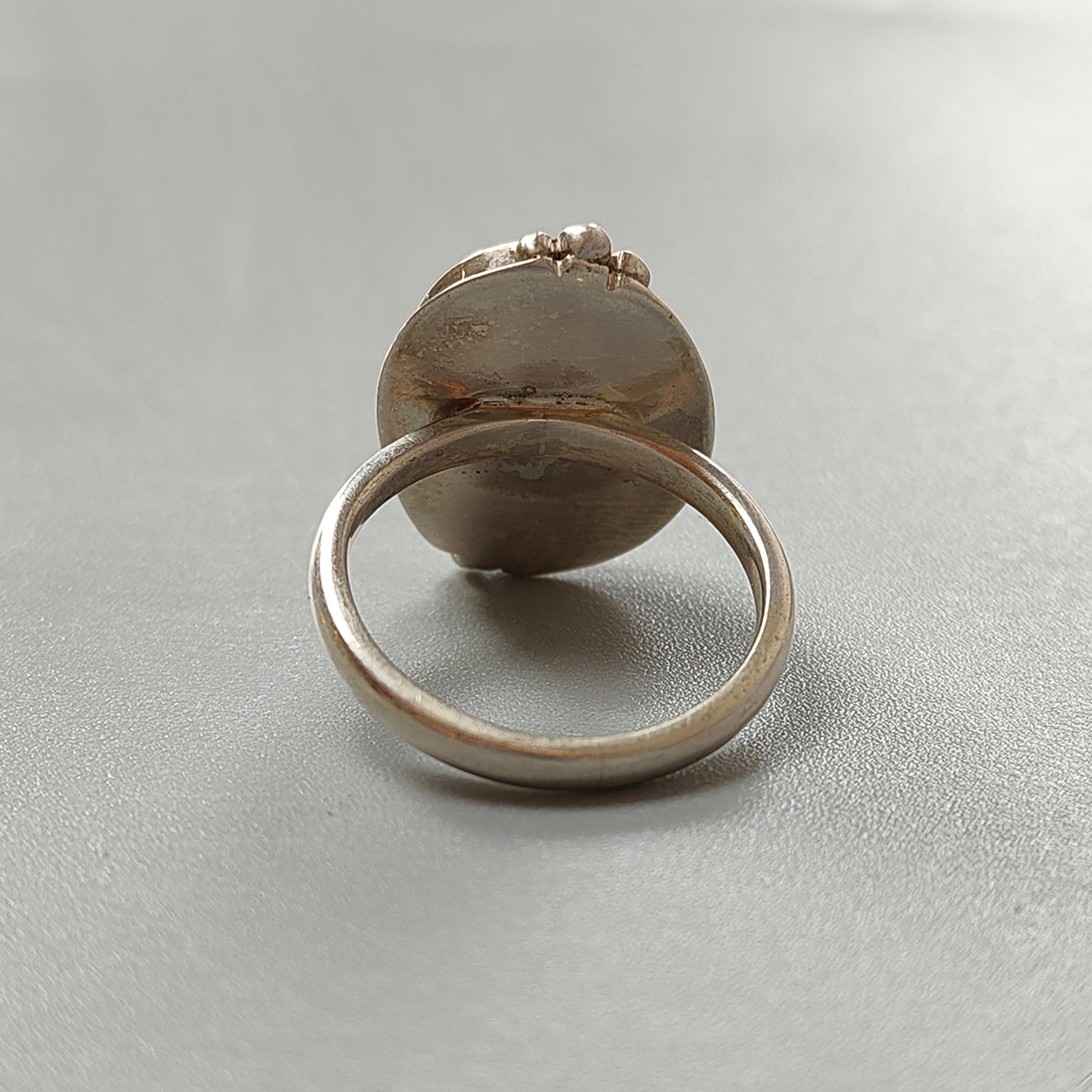 Natural Golden Chocolate Sapphire Rose Cut Ring - 6.65gms Untreated Gemstone in 925 Sterling Silver Bezel Setting - Size 7 US - Elegant Jewelry for Women, Perfect for Weddings, Anniversaries & Special Occasions