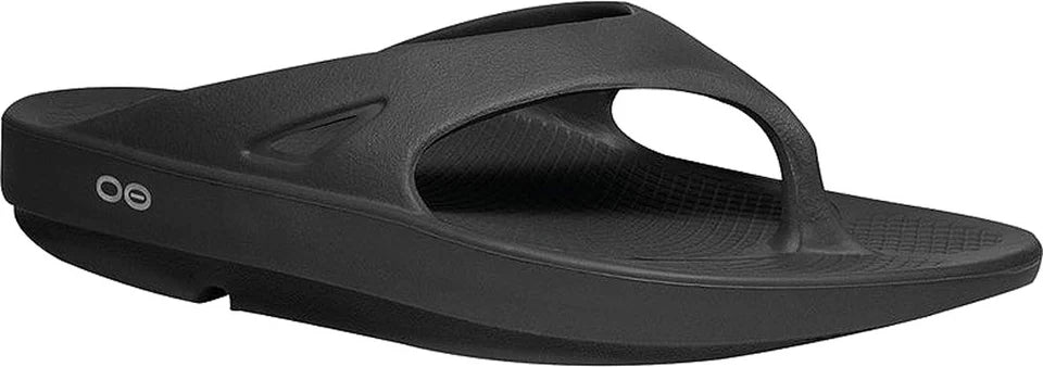 OOFOS Unisex Original Recovery Sandals - Black | Comfortable Arch Support for Men & Women | Perfect for Post-Workout, Beach & Everyday Wear