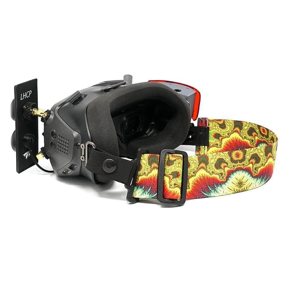 FatStraps 2 FPV Goggle Strap - Compatible with Fatshark, Walksnail & DJI Goggles - Adjustable Headband for Comfort - Perfect for Drone Racing & FPV Flying