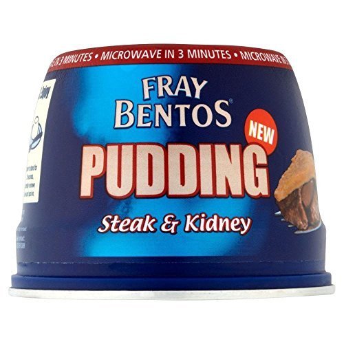 Fray Bentos Steak & Kidney Pudding 400g - British Canned Meat Pie - Quick Meal for Camping, Hiking & Emergency Food Storage