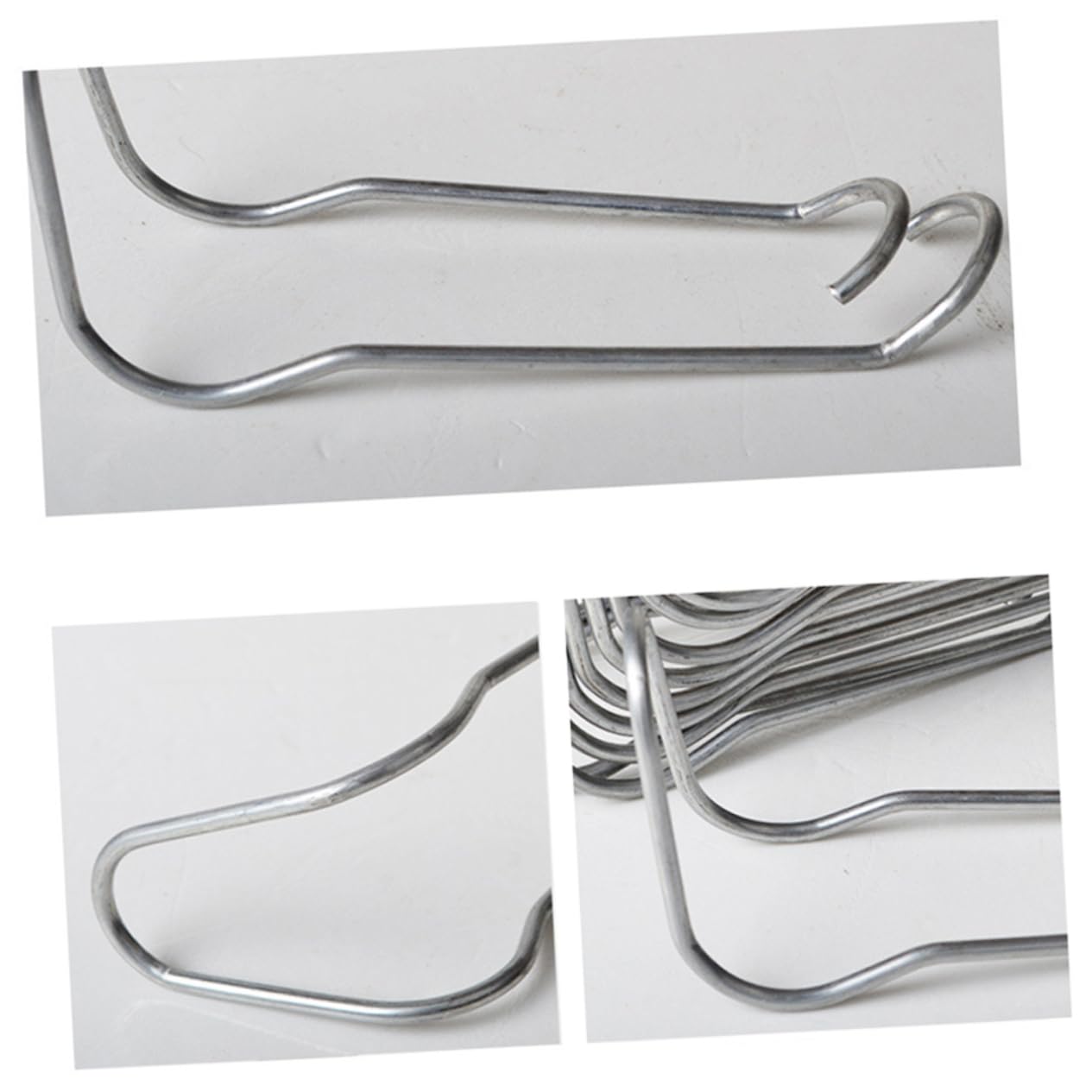 10-Pack Greenhouse Wire Glazing Clips - Heavy Duty Plant Clips for Greenhouse Panels, Polycarbonate Sheets & Glass - Perfect for DIY Greenhouse Construction & Garden Projects