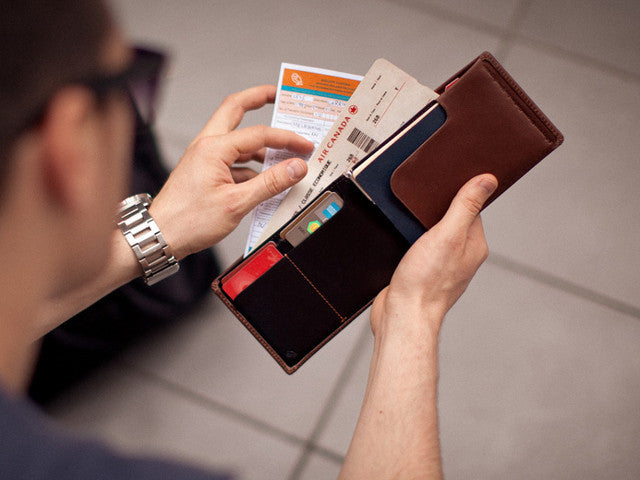 Bellroy Premium Leather Travel Wallet - RFID Blocking Passport Holder & Organizer for Men & Women | Perfect for Airports, Business Trips & International Travel