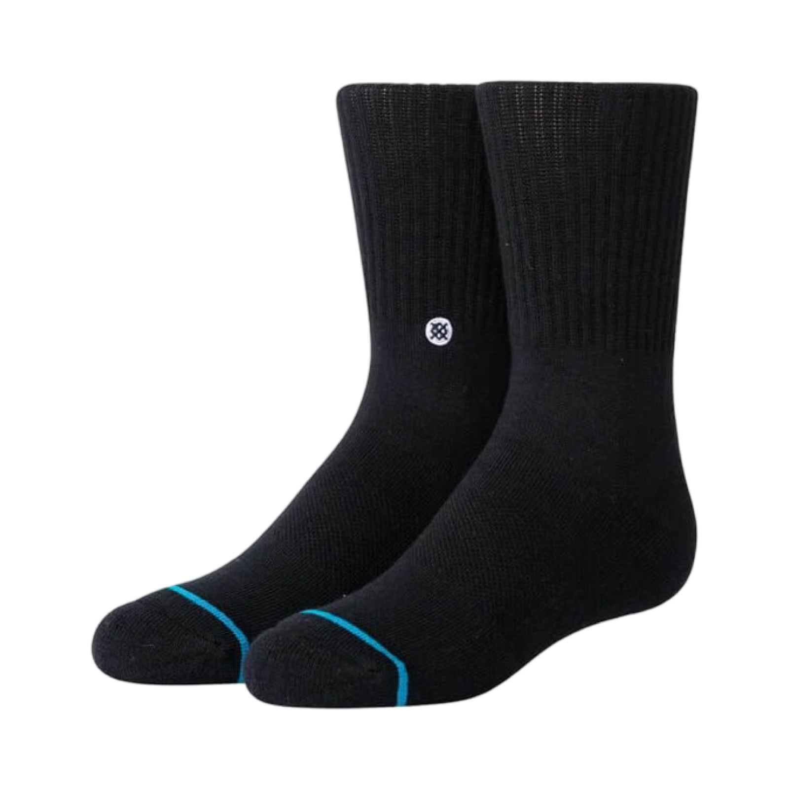 Kids Stance Icon 3-Pack Multicolor Crew Socks - Comfortable & Fun Socks for School, Sports & Everyday Wear