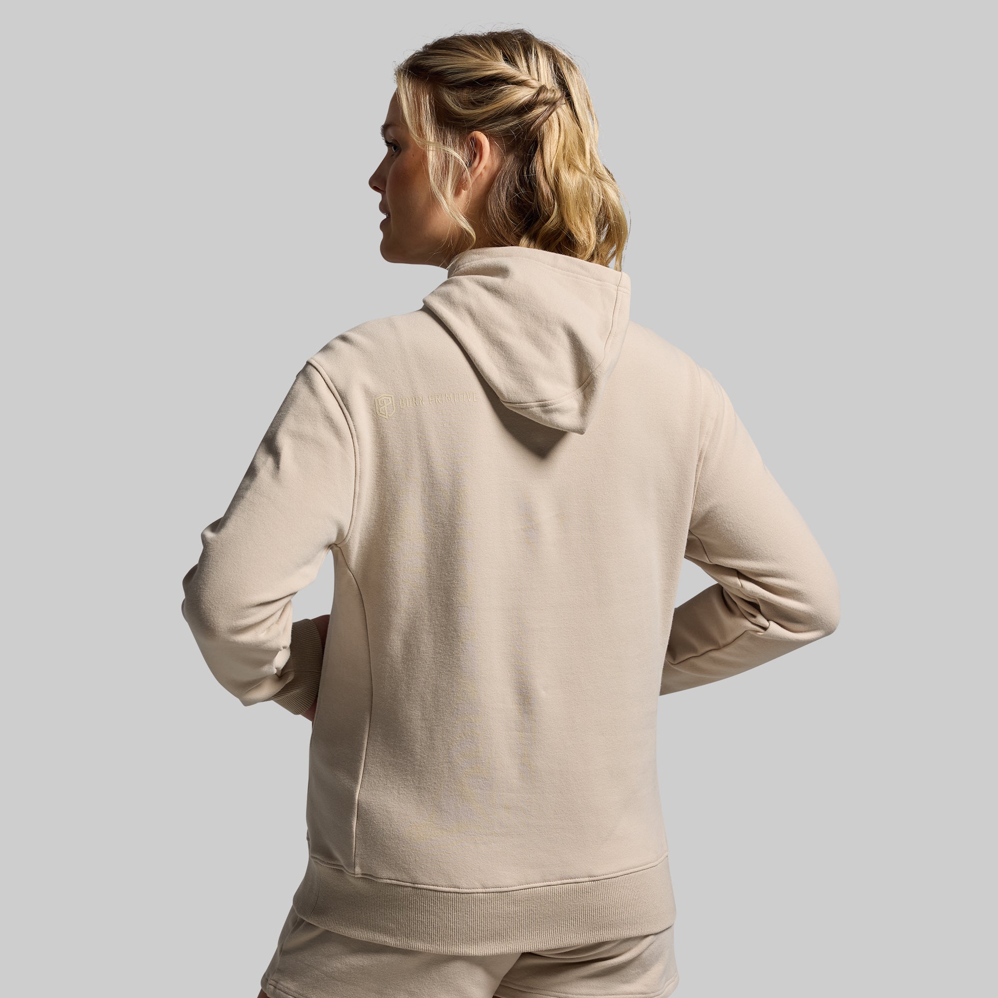 Women's Soft Fleece Hoodie - Cozy Pullover Sweatshirt for Casual Wear & Outdoor Activities (Pumice Gray) | Perfect for Lounge, Gym, and Street Style Fashion