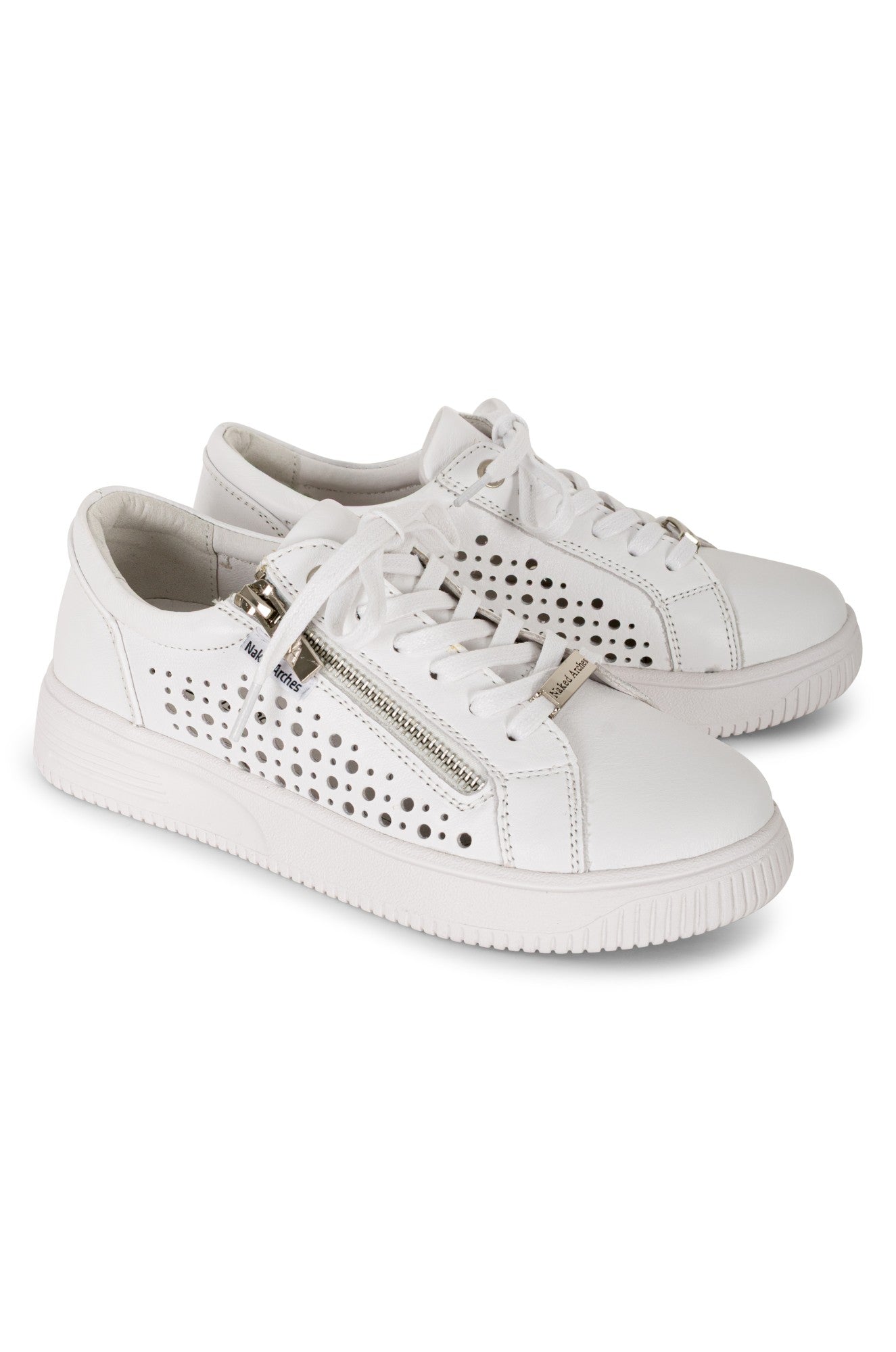 Premium White Sneakers for Men - NOBLE B1 Comfortable Running Shoes for Walking, Gym & Casual Wear