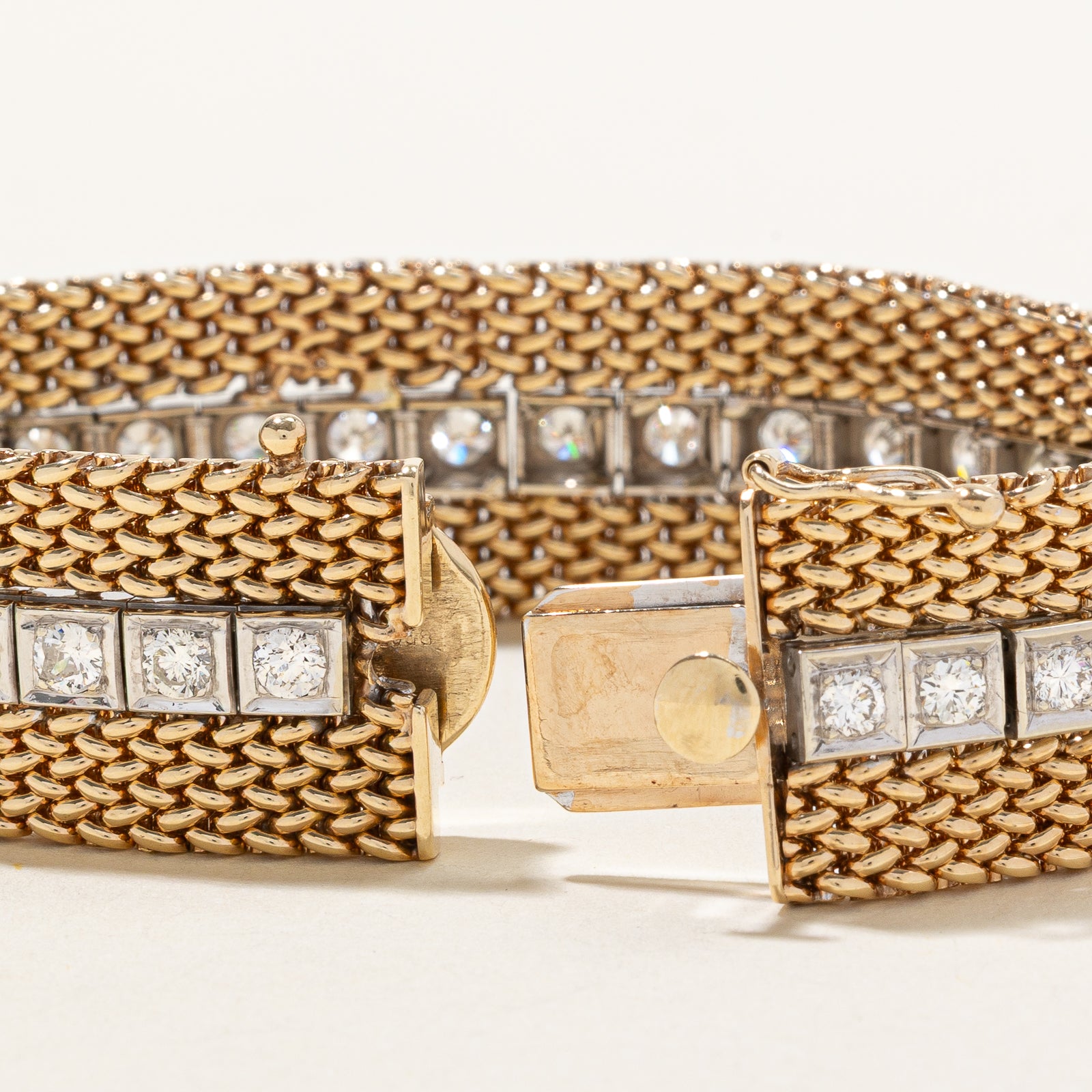 14K Gold Diamond Tennis Bracelet for Women | 4.50ctw | 7 Inches | Elegant Watch Strap Style | Perfect for Weddings, Parties & Everyday Luxury Jewelry