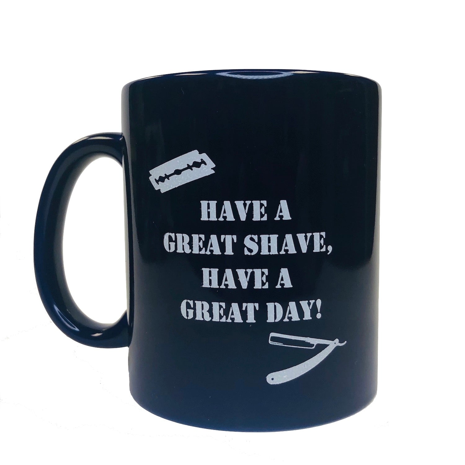 Shave Nation Navy Blue Coffee Mug - Insulated Travel Mug for Hot & Cold Drinks - Perfect for Office, Commute, and Outdoor Adventures