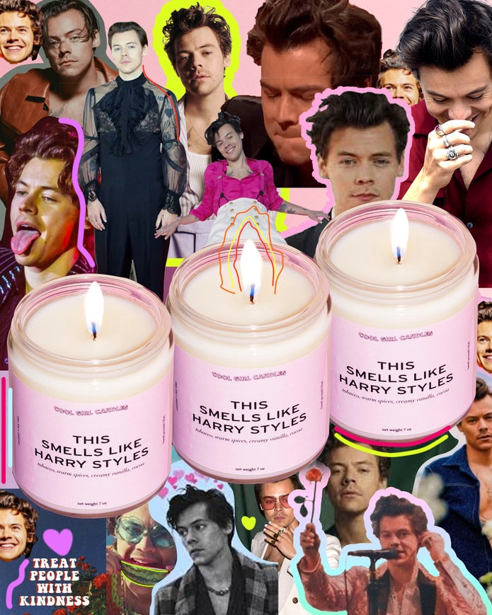 Harry Styles Scented Candle - Official Merchandise | Floral & Vanilla Fragrance | Perfect for Bedroom, Bathroom & Gift Giving