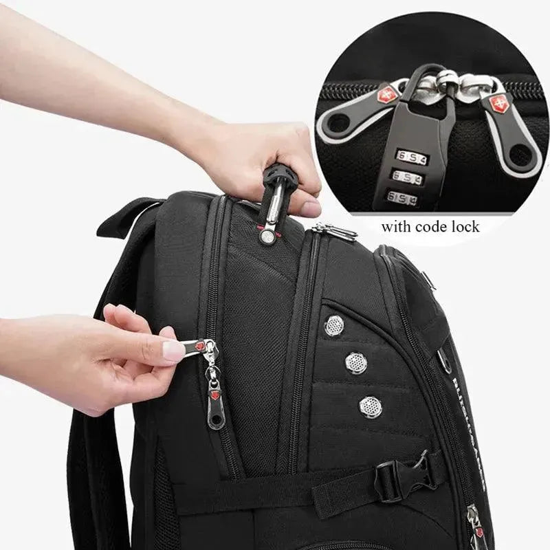 Waterproof Laptop Backpack with USB Charging Port - 17 Inch Laptop Backpack for Men & Women - Durable Travel Backpack for Work, School, College & Outdoor Adventures