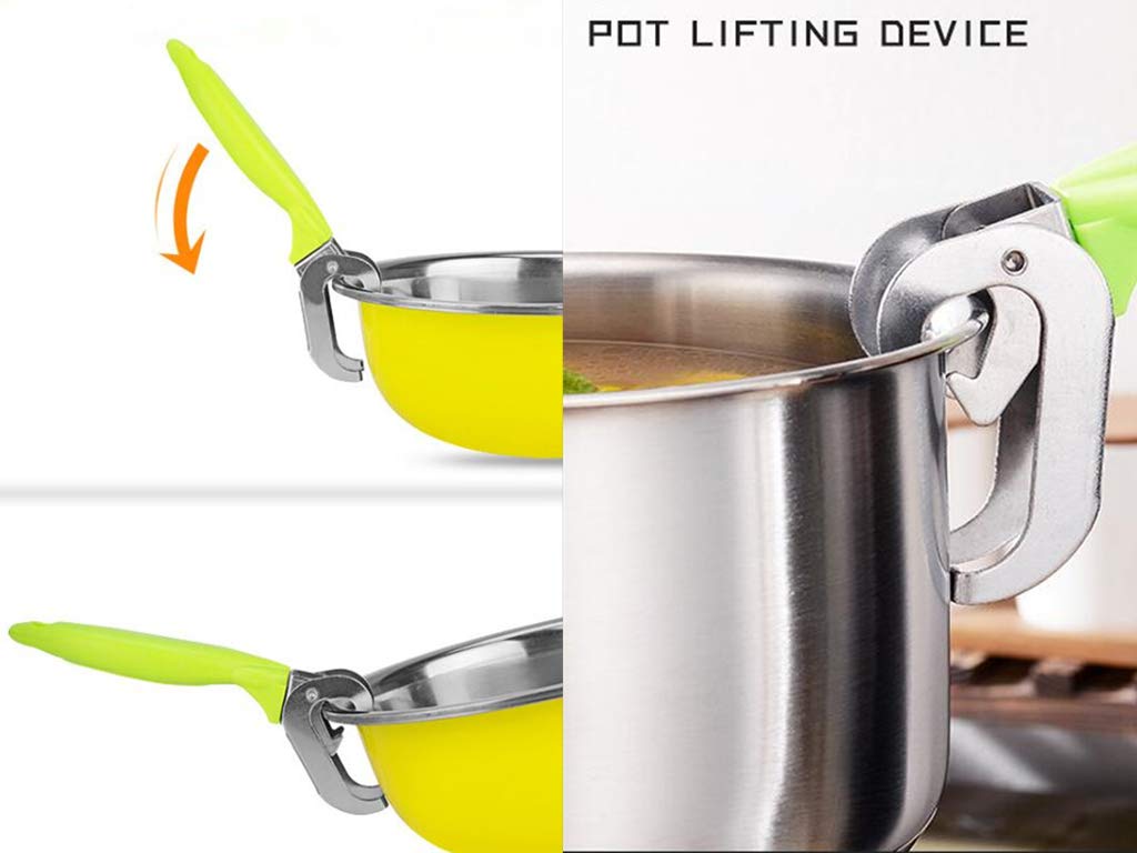 **Heat-Resistant Plate Gripper - Anti-Scalding Kitchen Tongs for Hot Bowls, Dishes & Pans - Safe for Microwave, Toaster Oven, Steamer & Air Fryer - Perfect for Serving, Cooking & Handling Hot Cookware**