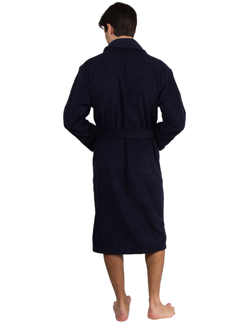 Premium Turkish Cotton Terry Bathrobe for Women - Soft & Absorbent Shawl Collar Robe - Spa, Lounge & Home Relaxation Wear