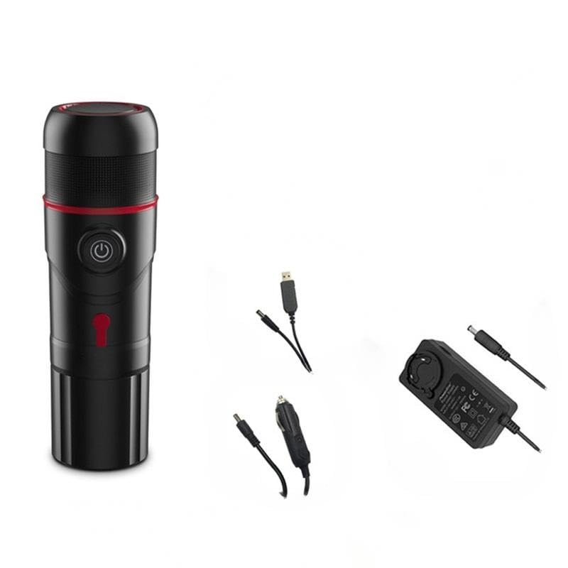 Portable 12V Car & Home Espresso Coffee Maker - Compatible with Nespresso & Ground Coffee, Includes H4 Adapter (China/EU Plug) - Perfect for Travel, Camping & Office Use