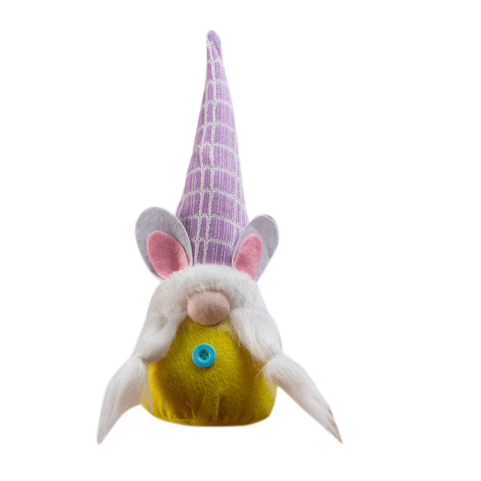 Easter Decorations for Home - Standing Bunny Figurine for Bedroom, Living Room, and Desktop - Perfect for Easter Party, Spring Home Decor, and Holiday Gift Giving