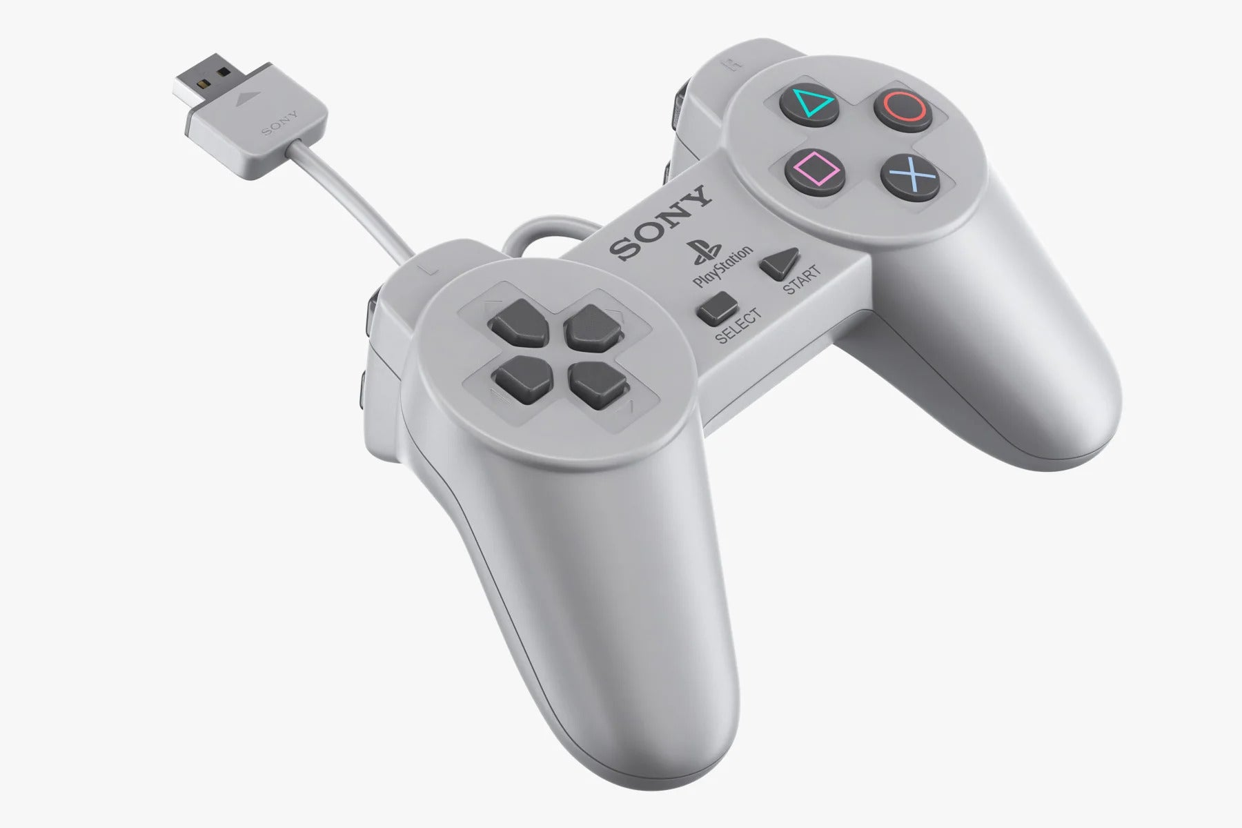 Original PlayStation Classic Controller - Authentic USB Gamepad for PS1, PS2, PS3 & PC - Retro Gaming Accessory for Classic PlayStation Games (Perfect for Gaming Enthusiasts & Collectors)