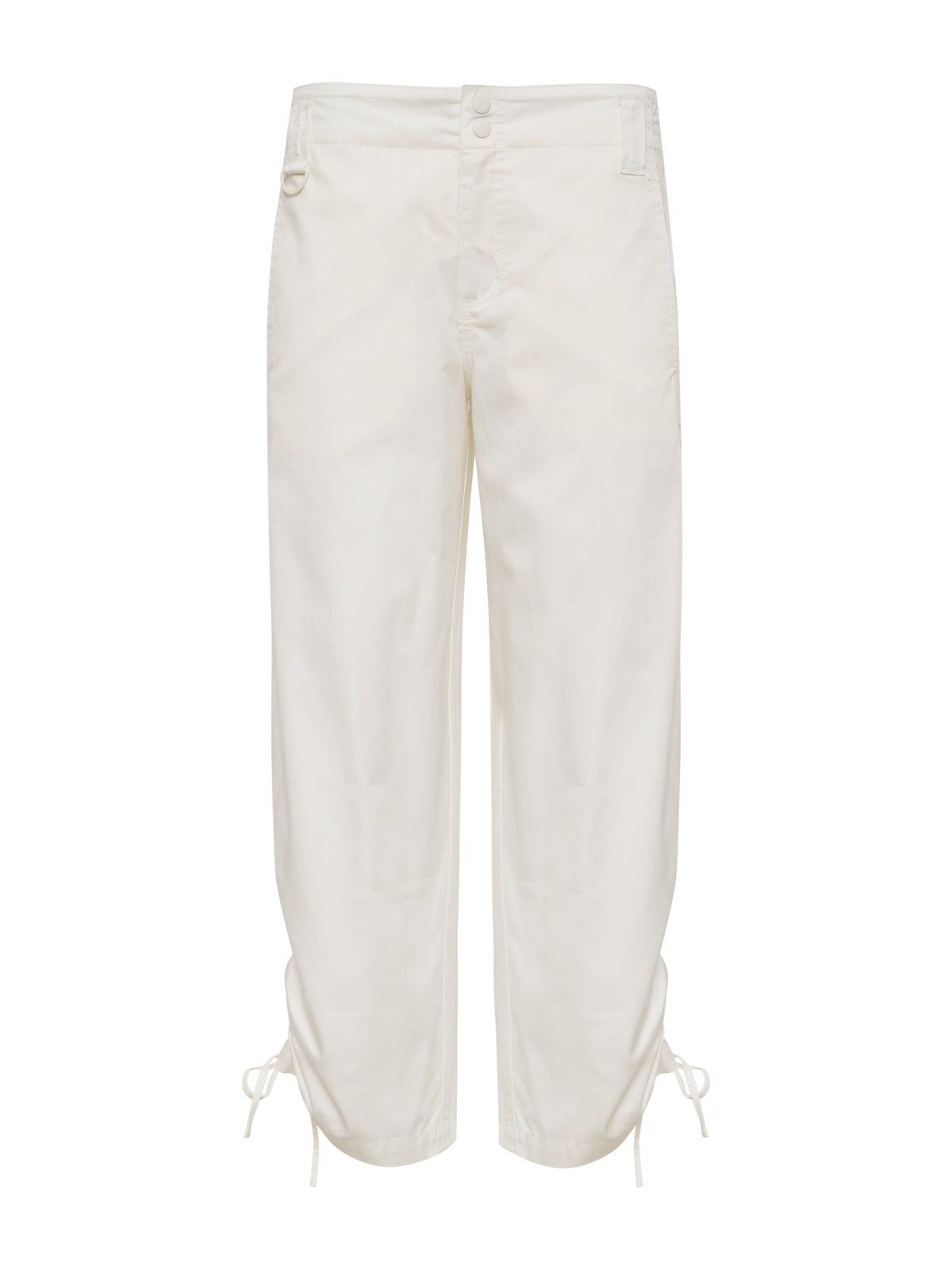 Utility High Rise Capri Pants for Women - Bleached White Stretch Workout Yoga Pants - Perfect for Gym, Running, Travel & Casual Wear