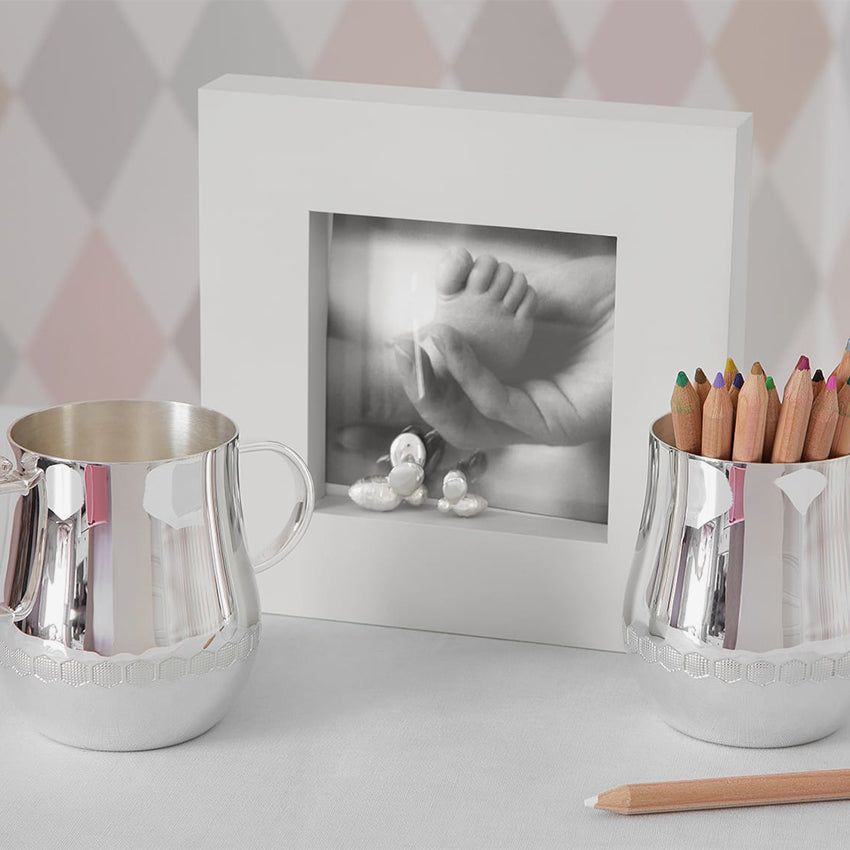 Christofle Beebee Elegant Picture Frame - Premium Silver-Plated Photo Display for Home & Office Decor | Perfect for Weddings, Anniversaries & Gifts