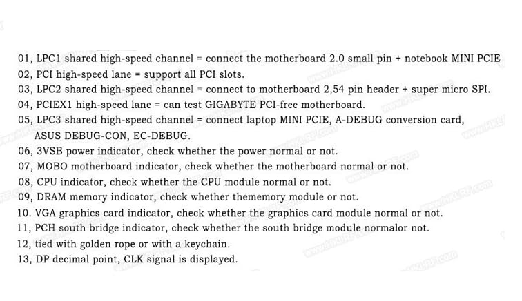 TL611-Pro Diagnostic Card with Mini PCIE & A-DEBUG - PCI/PCI-e Motherboard Debug Tool for Desktop, Laptop & Apple PC - Computer Repair, Hardware Testing, System Diagnostics