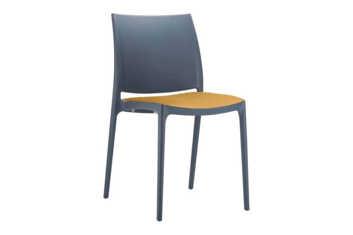 Commercial Maya Chair for Restaurants & Hotels - Durable Stackable Dining Chairs for Hospitality Business, Office & Event Use