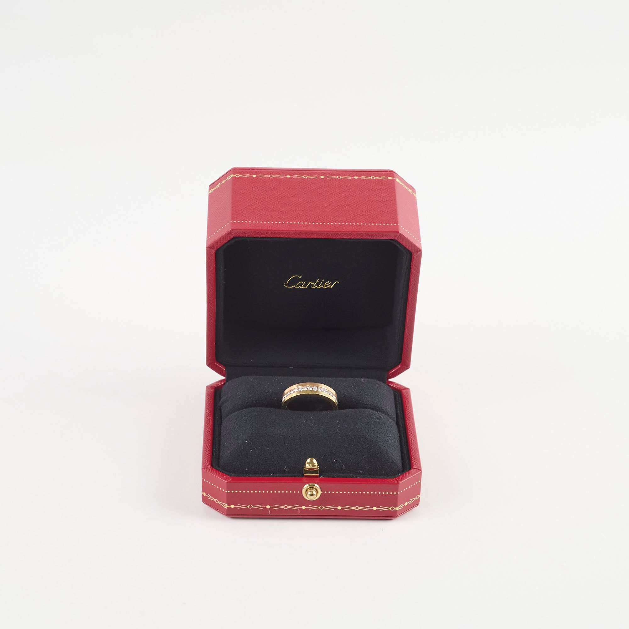 Cartier Vendome LC 4.8mm Diamond Wedding Band Ring - Size 52 (US 6) - Luxury Bridal Jewelry for Engagement & Anniversary Gifts