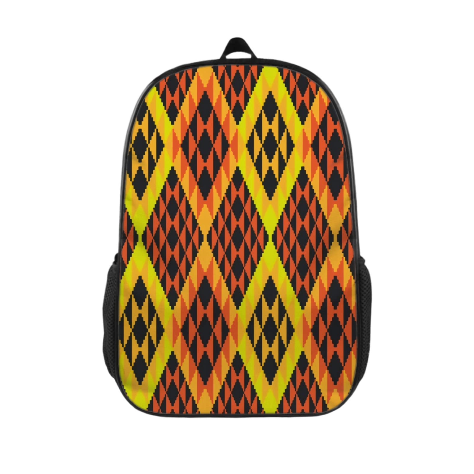 Stylish Boho Geometric Backpack for Men & Women - Water Resistant Durable Casual Bookbag for Travel, Work & School - Perfect for Commuting, College & Everyday Use