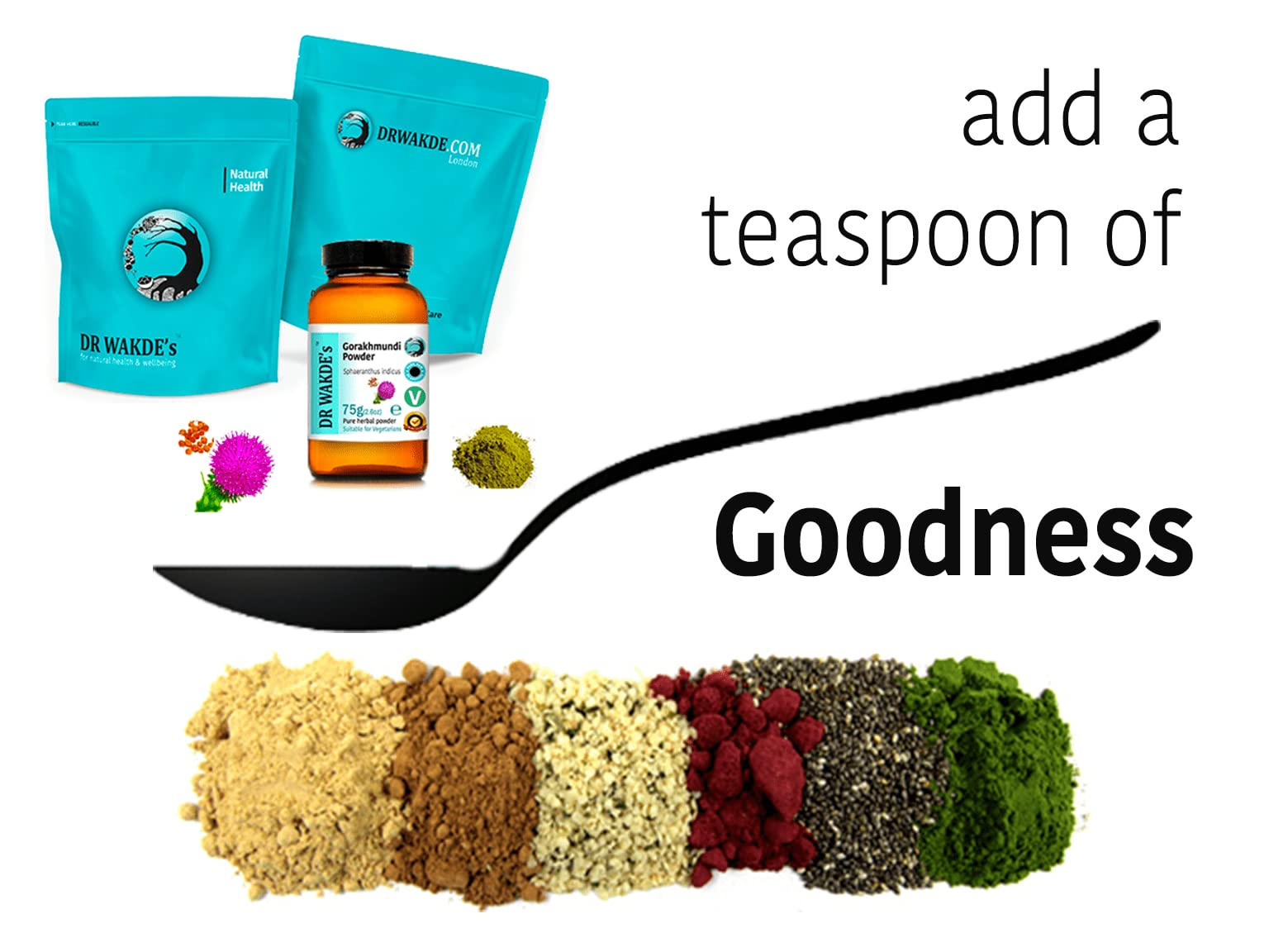 DR WAKDE'S Premium Gorakhmundi Powder (Sphaeranthus indicus) - 100% Pure, Raw & Dried Ayurvedic Herb - 100g (3.5oz) | Vegan, Gluten-Free, No Additives | Fine Powder for Tea, Smoothies & Natural Remedies | Supports Wellness & Digestive Health