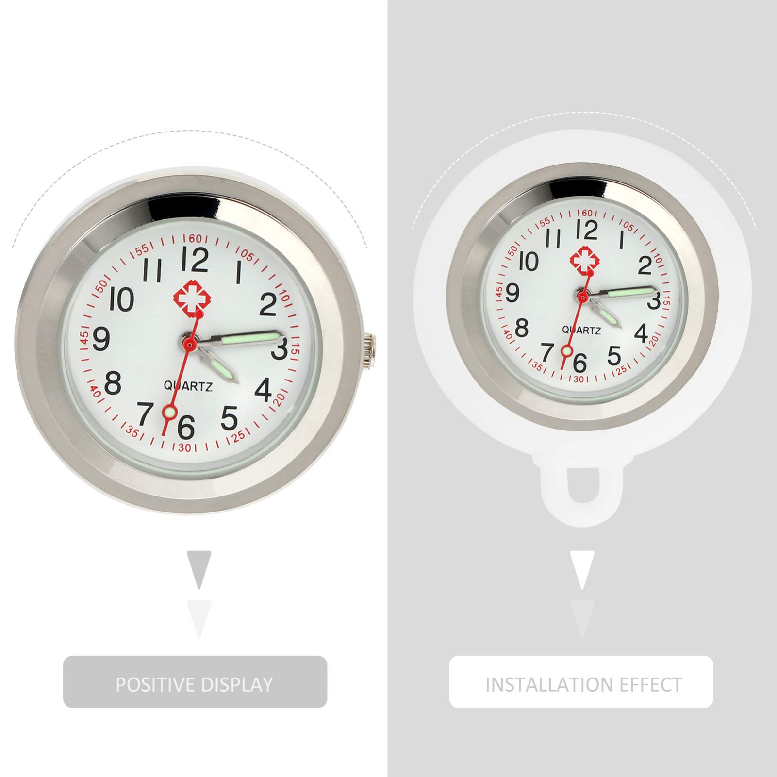 6-Piece Nurse Fob Watch Replacement Set - Quartz Pocket Watch Dials & DIY Watch Parts for Hanging Watches | Perfect for Medical Professionals, Collectors & Watch Repair Enthusiasts