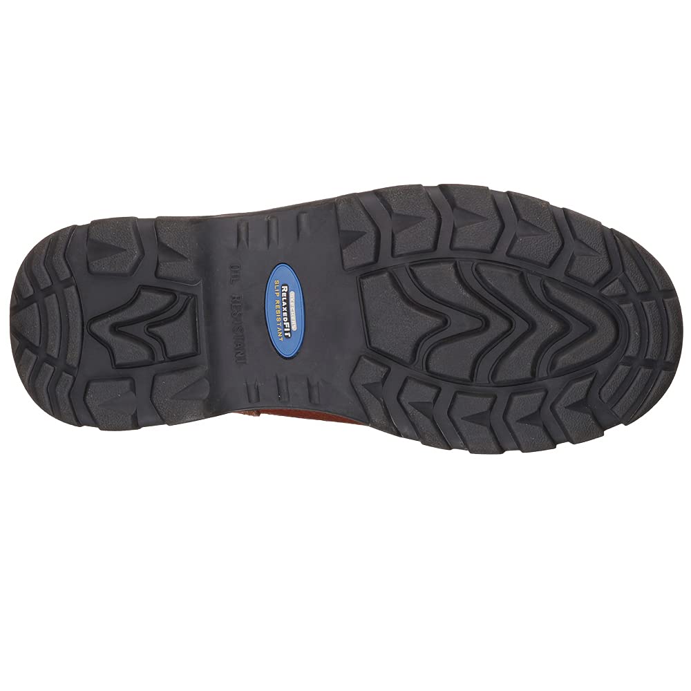 Skechers Men's Safety Work Shoes - Slip Resistant & Comfortable for Construction, Warehouse & Industrial Use | OSHA Compliant Work Boots for Men