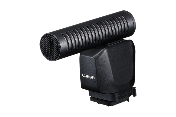 Canon DM E1D Stereo Microphone - Professional Condenser Mic for DSLR Cameras, Vlogging, Podcasting & Live Streaming - High-Quality Audio Recording for YouTube, Interviews & Music