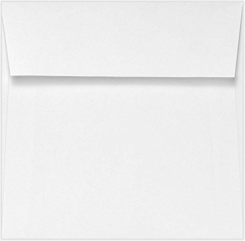 Premium 5x5 Square Invitation Envelopes - 70lb Bright White Printable Envelopes for 4 3/4 x 4 3/4 Cards | Peel & Press Seal | 1000 Pack | Perfect for Wedding Invitations, Greeting Cards & Business Correspondence