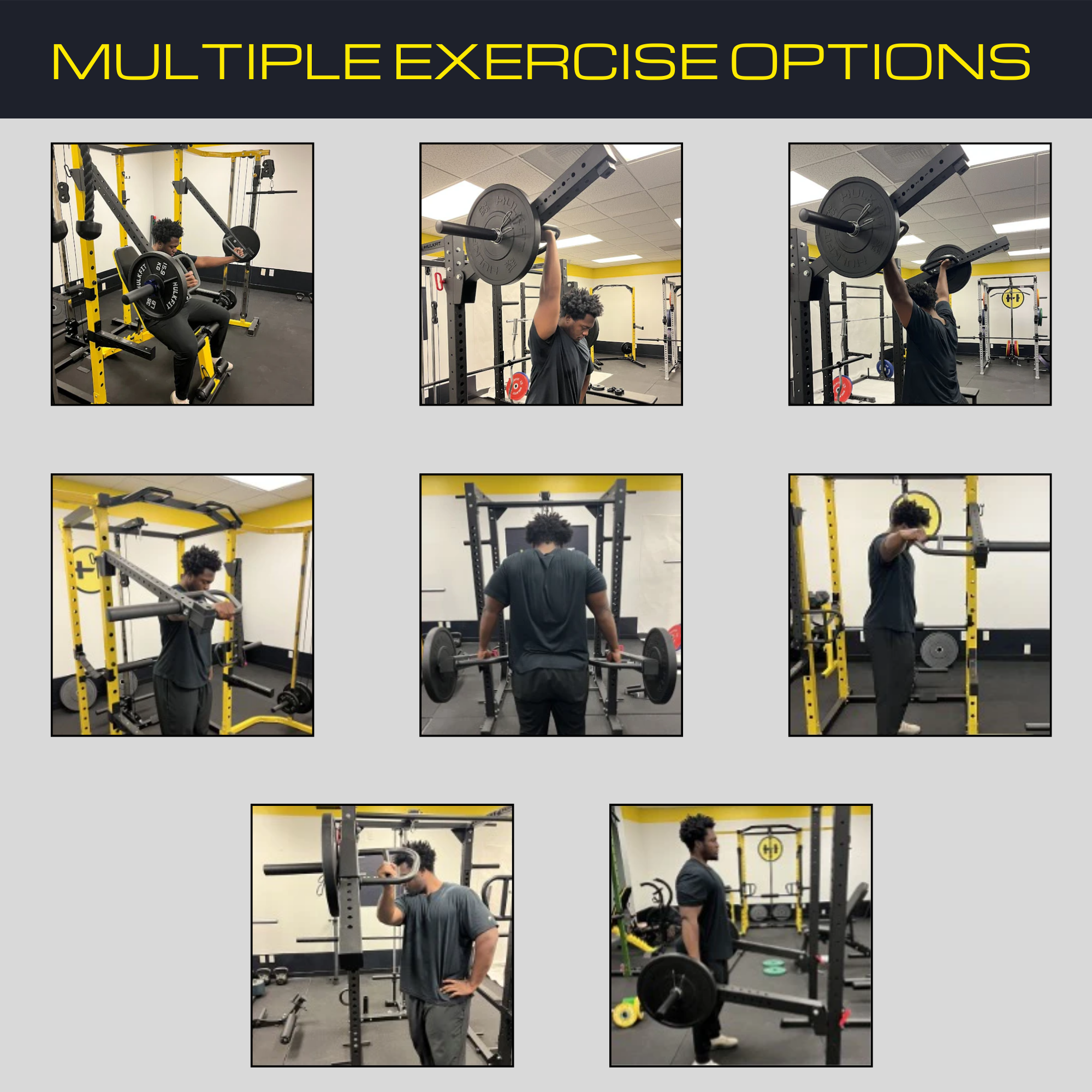 Hulkfit Pro Series Lever & Jammer Arms - Heavy Duty Gym Equipment for Strength Training & Home Workouts | Perfect for CrossFit, Powerlifting & Functional Fitness