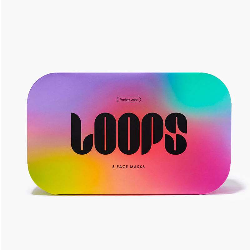 Loops Beauty Variety Loop Hair Ties - Soft & No Damage Elastic Hair Bands for Women & Girls - Perfect for Workouts, Yoga, and Everyday Styling