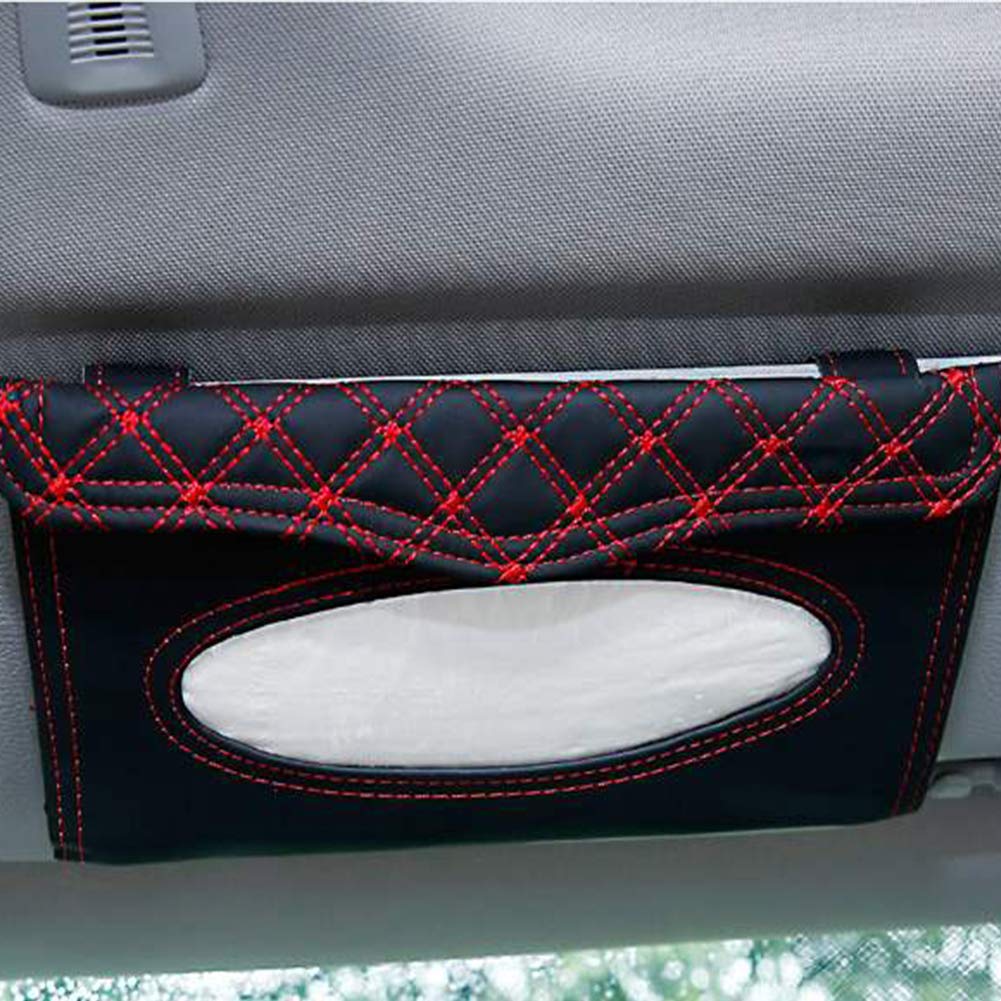 Car Sun Visor Tissue Box Holder - Universal Car Tissue Dispenser for Wipes & Paper | Perfect for Home, Office & Vehicle Organization
