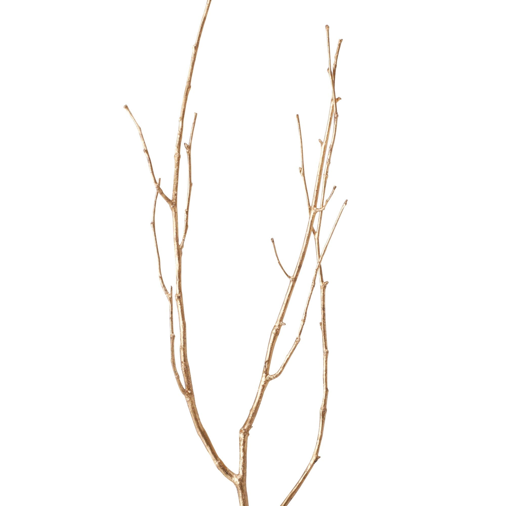 2Pcs Golden Artificial Plant Branches - Elegant Home Decor for Living Room, Bedroom, Wedding & Office Decorations