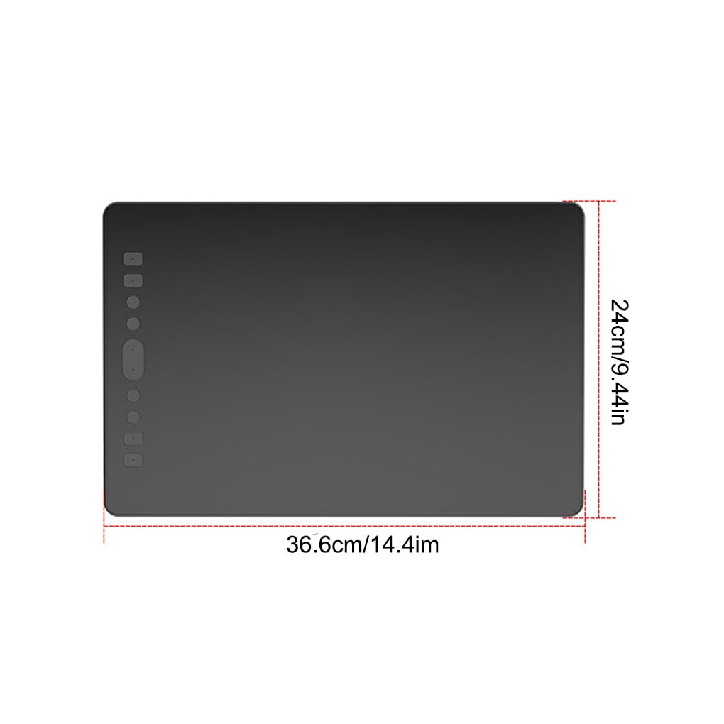 10mm Lightweight Graphic Drawing Tablet for Artists & Designers - 6 Inch Digital Pen Tablet with Inspiroy Stylus & 6 Shortcut Keys - Perfect for Digital Art, Animation, Online Teaching & Remote Work