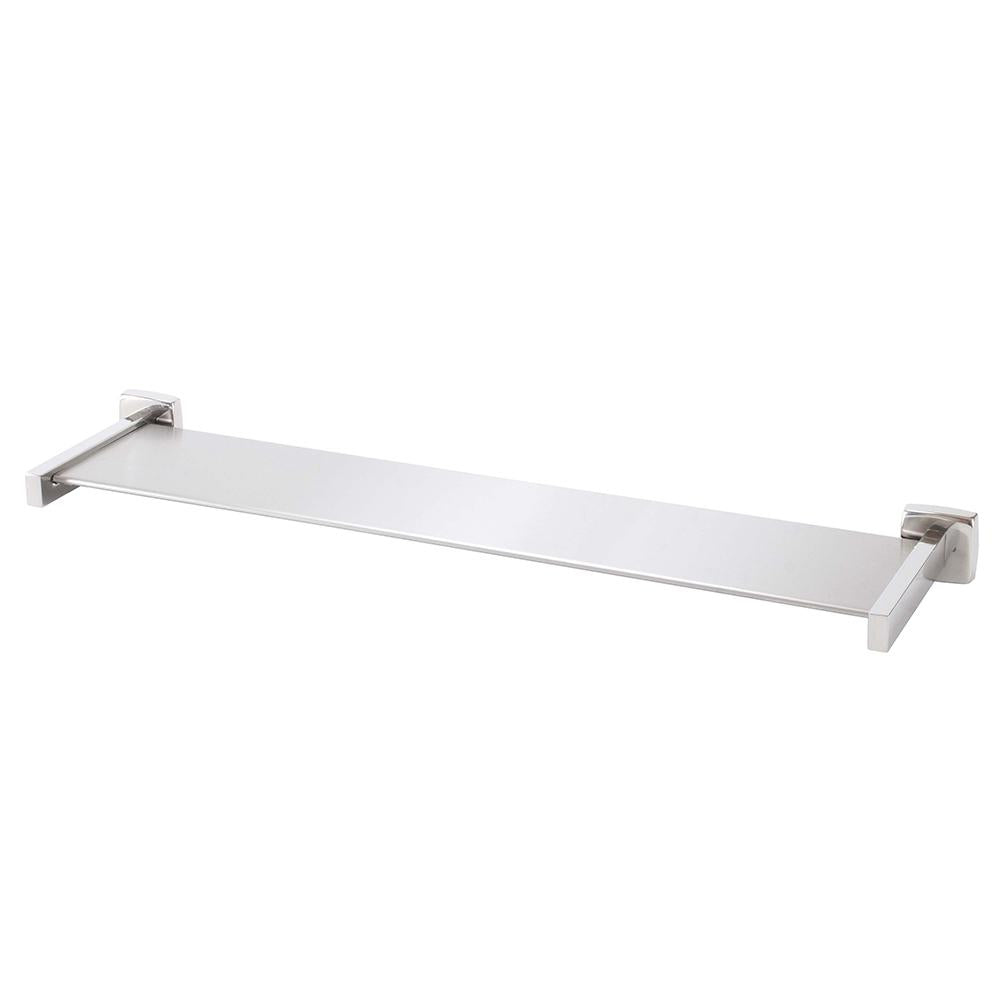 Bradley 9095 Satin Surface Mount Shelf - Durable Metal Wall Shelf for Kitchen, Bathroom & Garage Storage