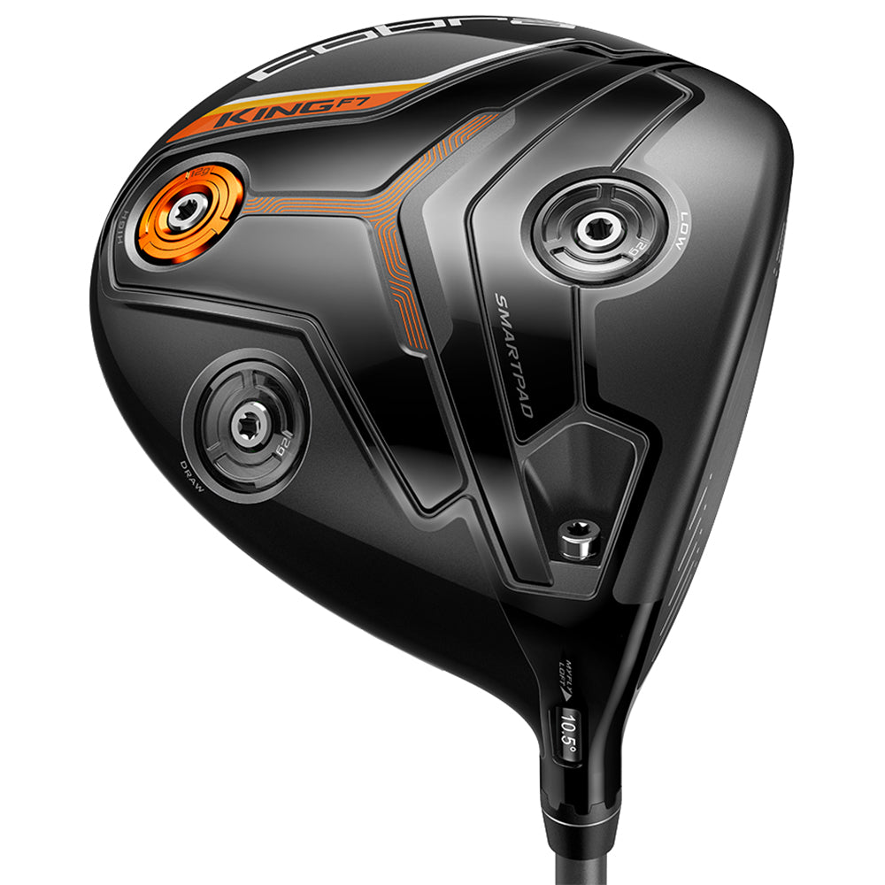 Cobra King F7 Men's Golf Driver - High Performance Titanium Driver for Long Distance & Accuracy | Perfect for Golf Tournaments & Driving Range Practice
