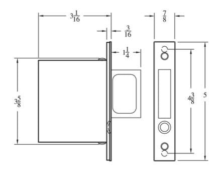 Accurate 2000 Spring Loaded Edge Pull - Heavy Duty Drawer & Cabinet Handle for Kitchen, Office & Furniture Installation