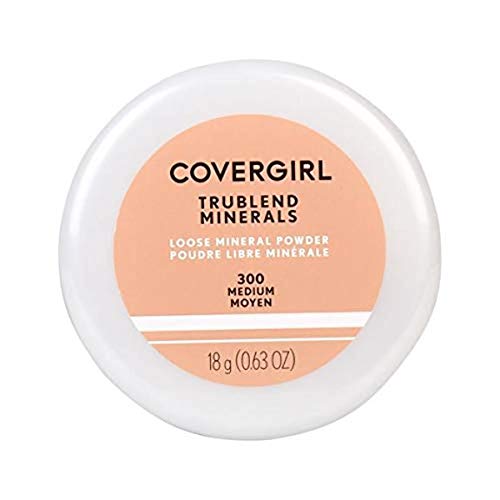 COVERGIRL truBLEND Mineral Loose Powder - 0.63oz, Lightweight & Natural Finish, Oil-Free Makeup Setting Powder for All-Day Wear | Perfect for Oily Skin & Everyday Makeup Routine