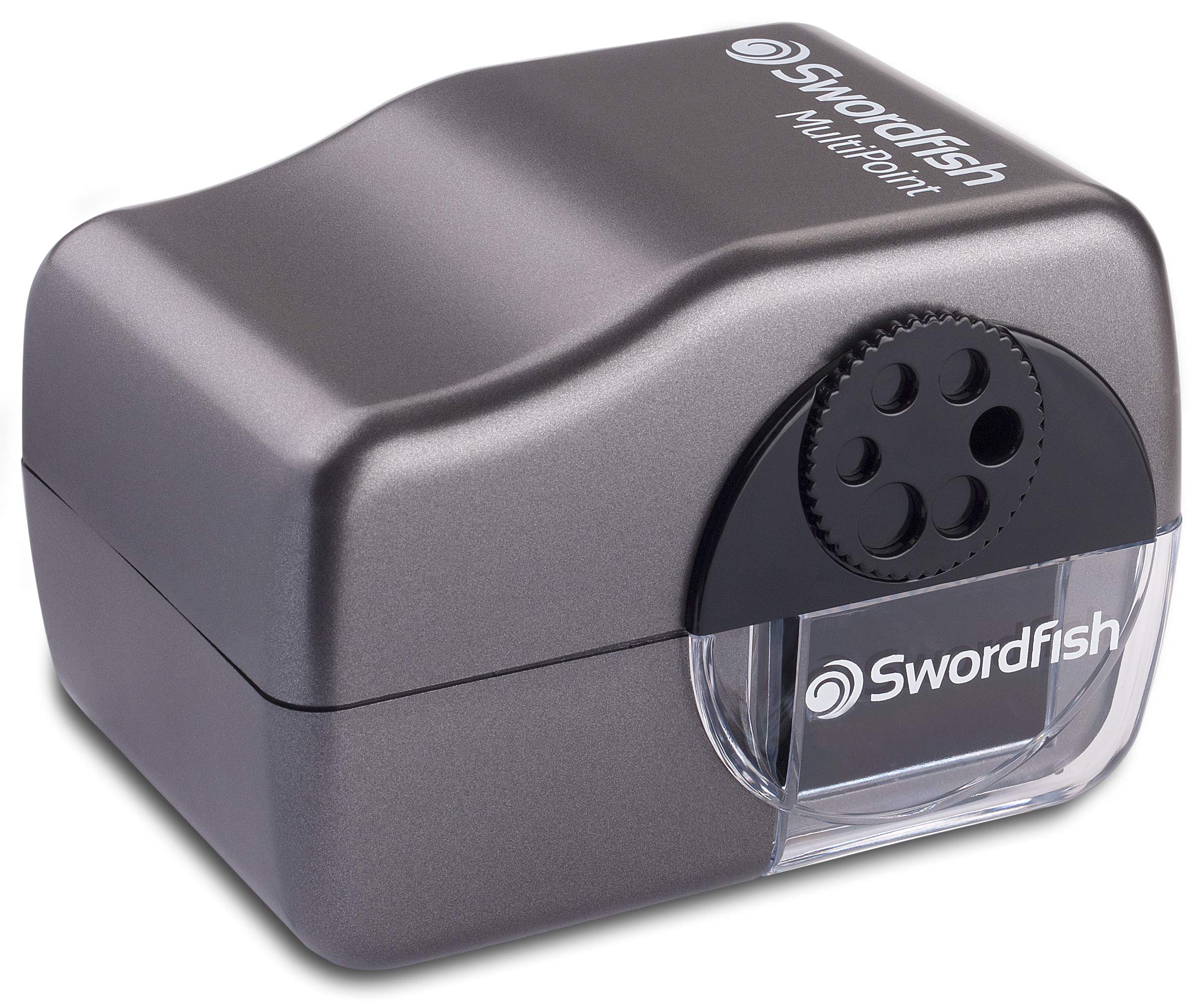 MultiPoint Electric Pencil Sharpener - Fast & Quiet Automatic Sharpening for School, Office & Art Supplies (Model 40233) - Perfect for Students, Teachers & Professionals