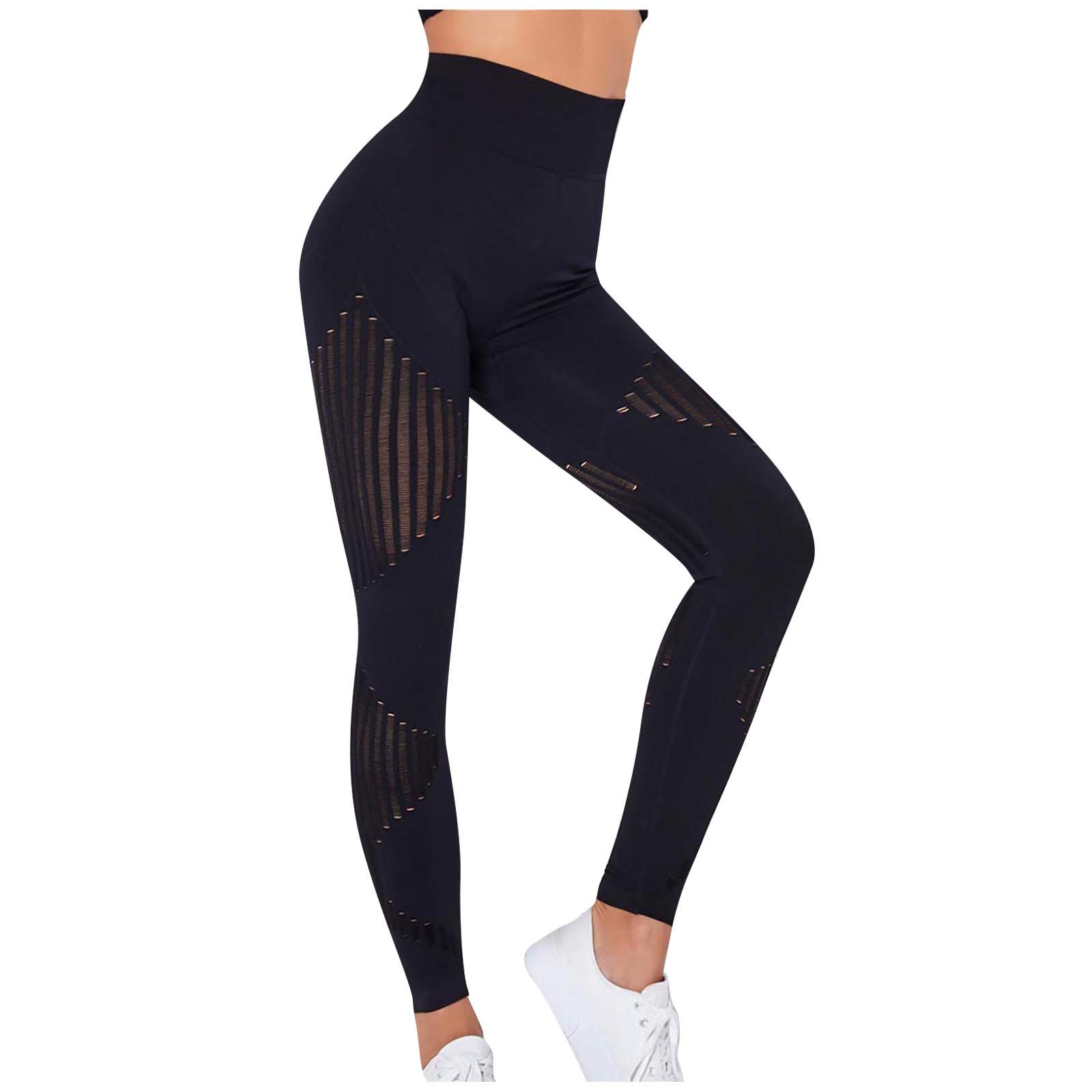 SolwDa High Waisted Leggings with Pockets - Women's Tummy Control Workout Leggings, 4-Way Stretch Running Yoga Pants - Perfect for Gym, Jogging & Everyday Wear
