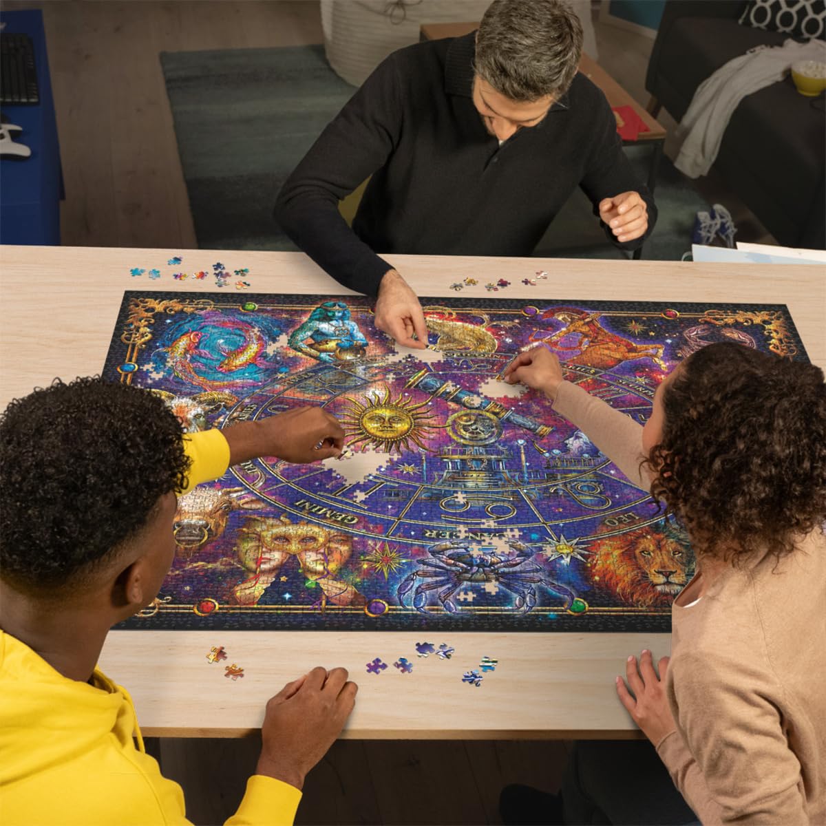 Ravensburger 3000 Piece Zodiac Signs Jigsaw Puzzle for Adults & Teens 14+ | Premium European-Made Art Puzzle | Perfect for Family Game Night & Home Decor