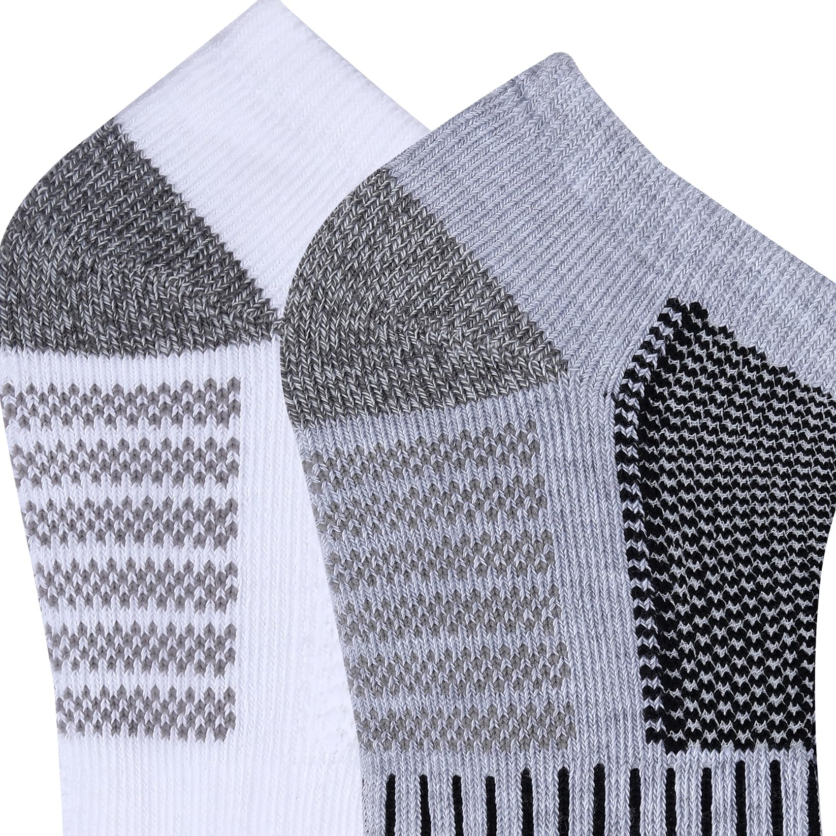 Columbia Men's 6-Pack 1/2 Cushion Quarter Socks with Arch Support - Breathable Poly Blend for Hiking, Running & Outdoor Activities