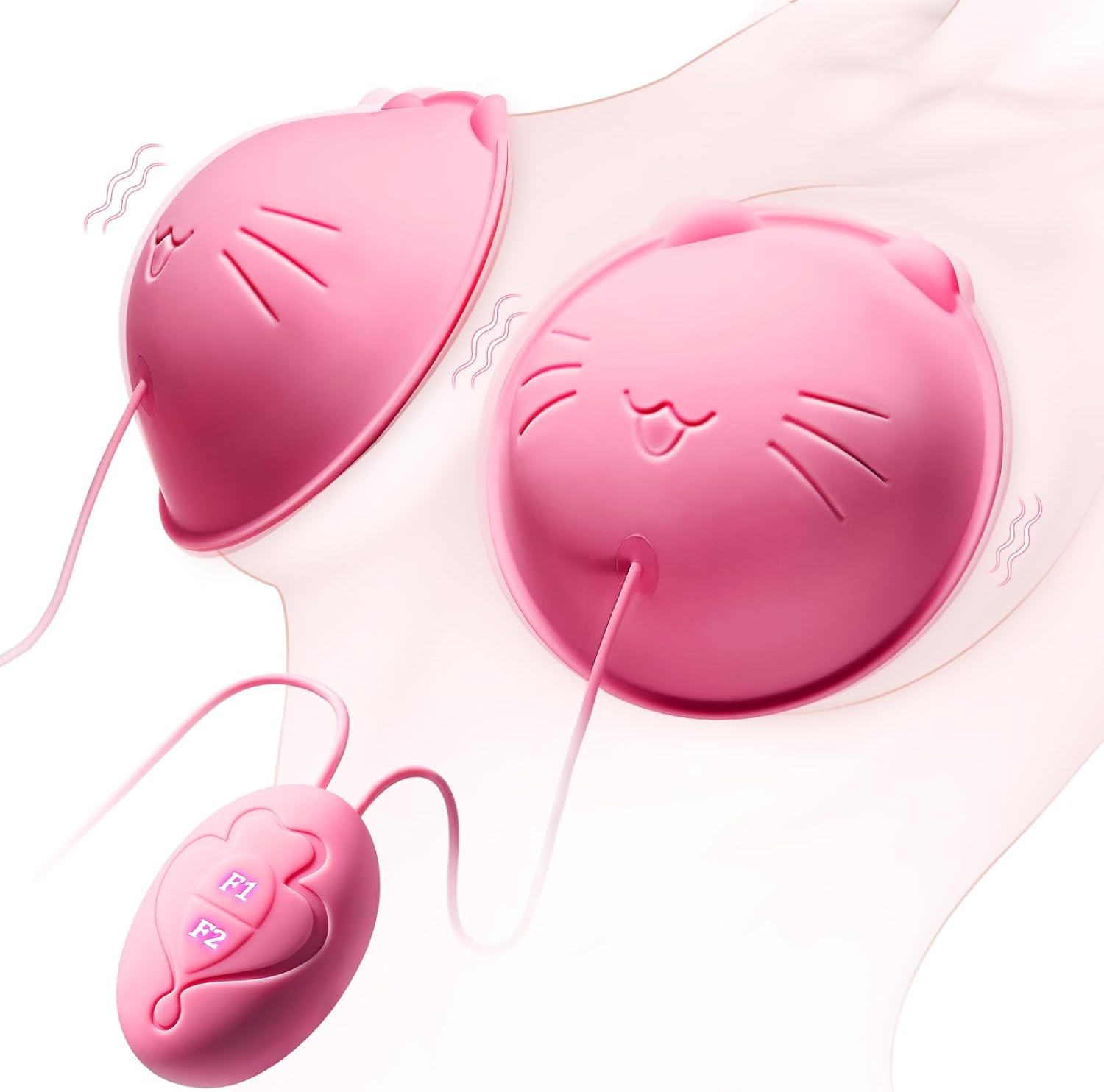 Breast Massager & Nipple Suckers - Women's Pleasure Toys for Sensual Relaxation & Couples Play - Perfect for Solo Use, Foreplay & Intimate Moments