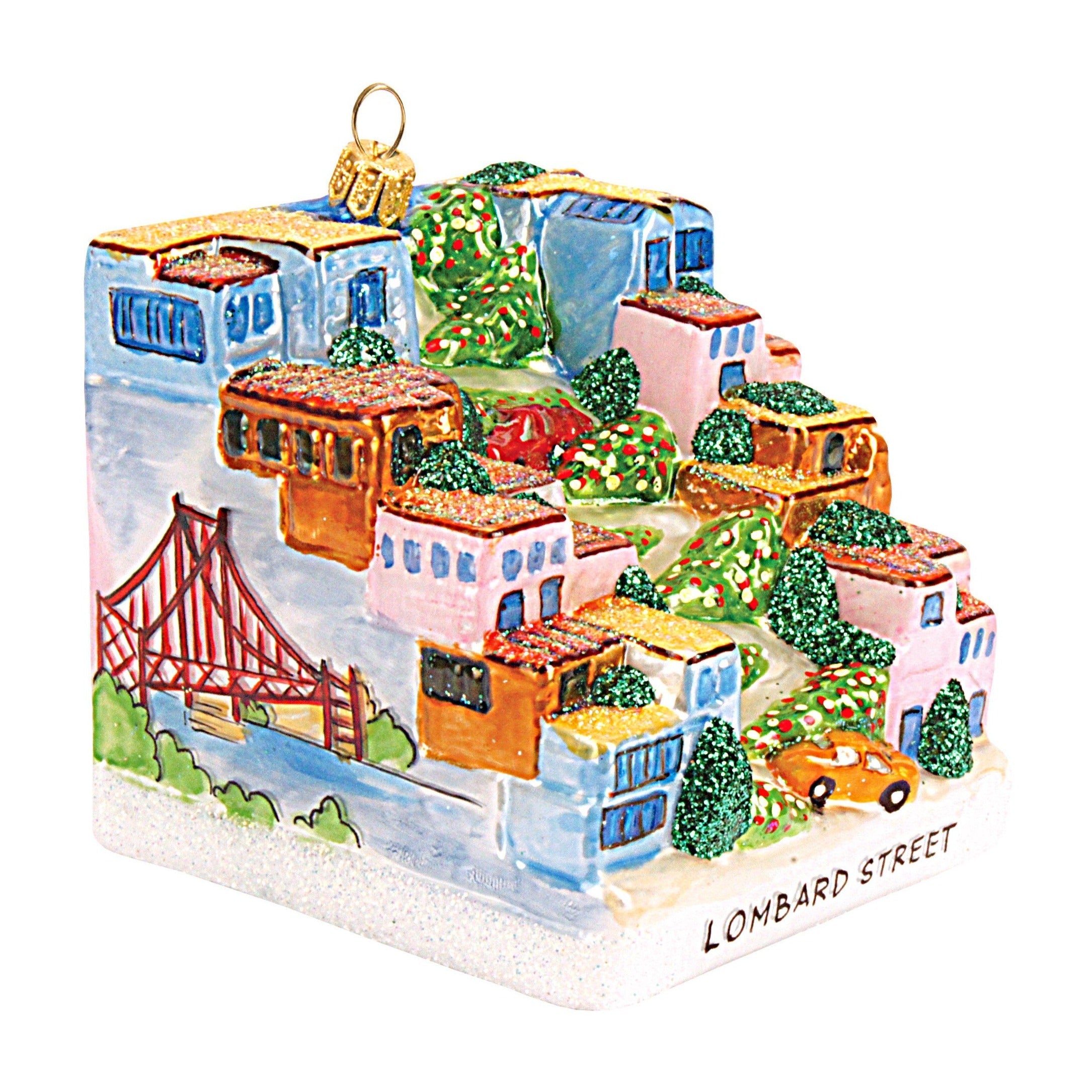 Lombard Street Souvenir Ornament - Perfect for Home Decor, Travel Gifts & San Francisco Memorabilia