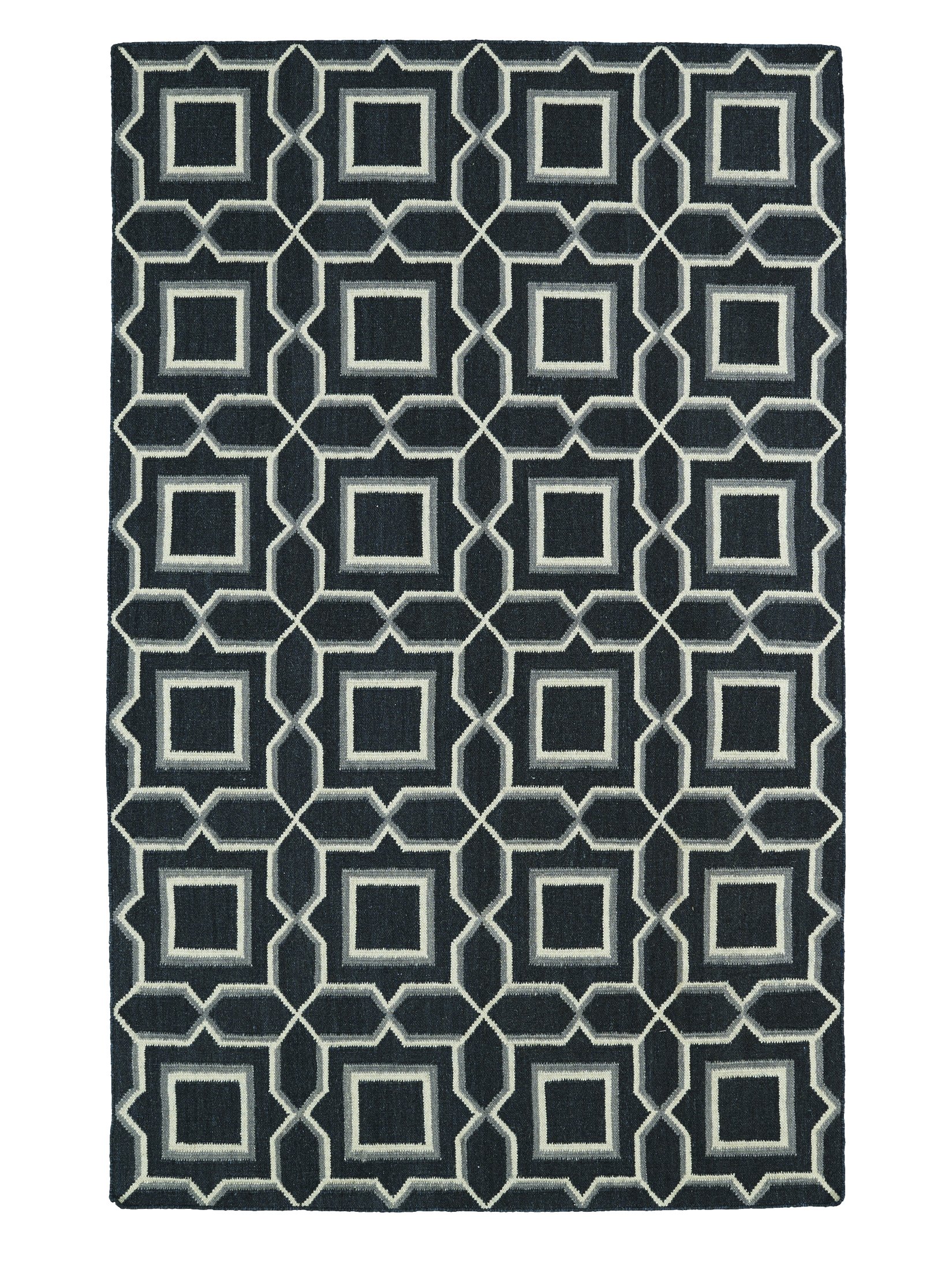 Kaleen Glam Area Rug 5' x 8' Charcoal Gray - Soft Plush Living Room Rug for Bedroom, Dining Room & Home Decor