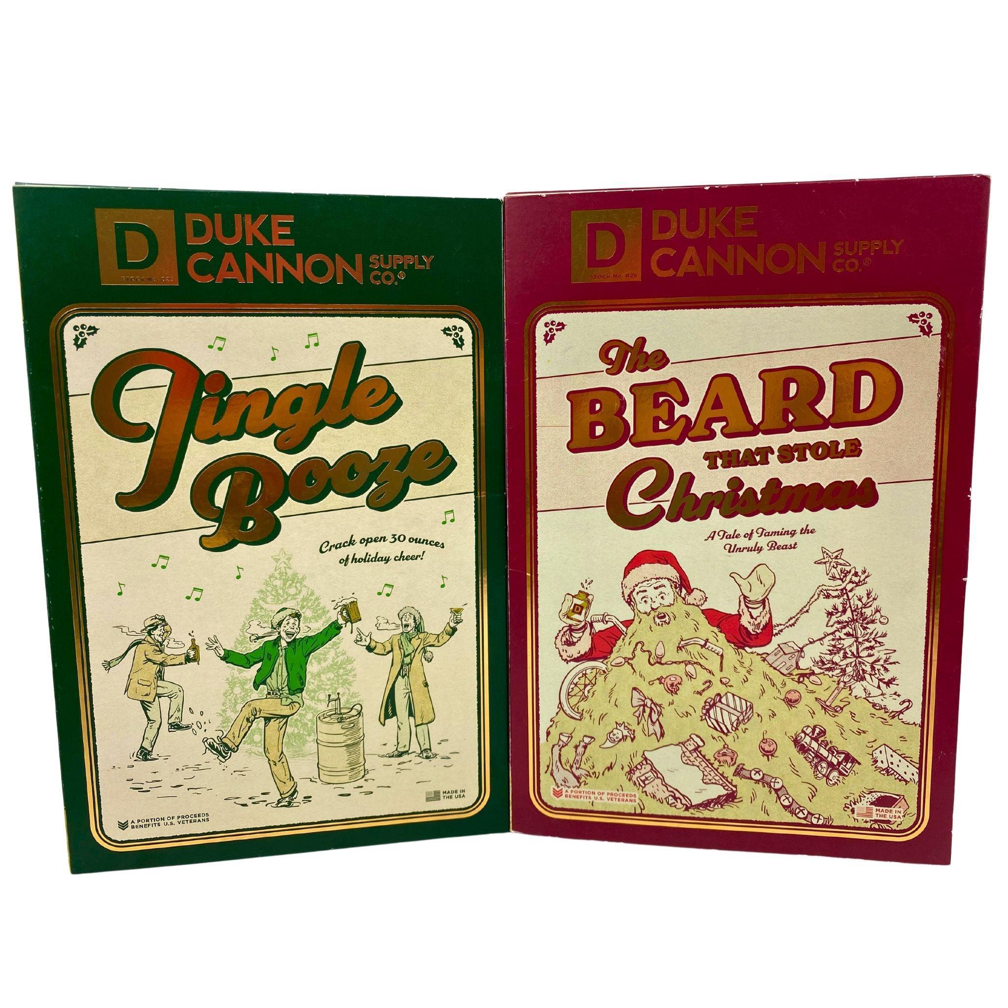 Duke Cannon Jingle Booze Soap Set & The Beard That Stole Christmas Gift Set - 34 Pcs Holiday Soap Collection for Men - Perfect for Christmas Gifts, Stocking Stuffers & Beard Care