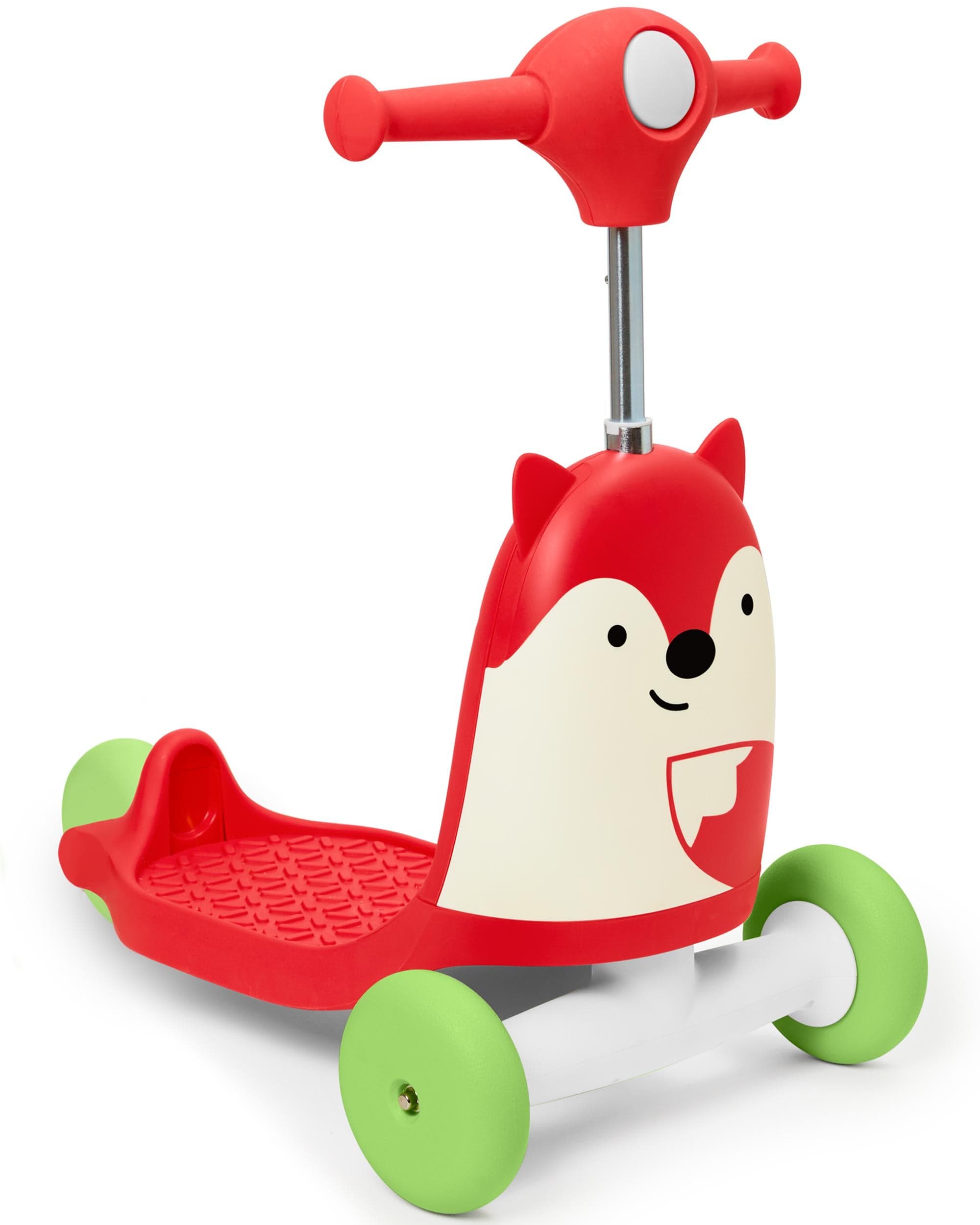 Skip Hop Zoo 3-in-1 Ride-On Baby Walker, Toddler Scooter & Push Toy - Fun Learning Activity for Indoor & Outdoor Play