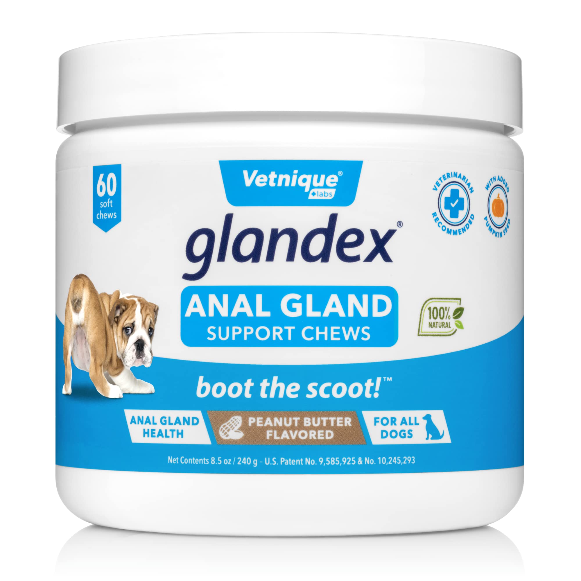 VETNIQUE Profivex 5-Strain Probiotic & Glandex Anal Gland Support Soft Chews for Dogs - 120ct Digestive Health Bundle (60ct Each) - Supports Gut Health & Anal Gland Function - Perfect for Daily Wellness & Digestive Care