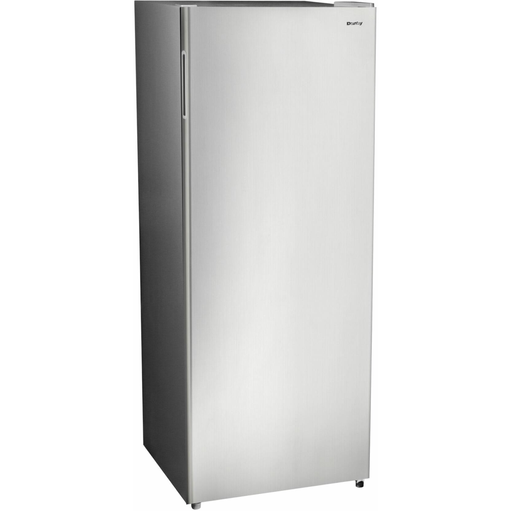 Danby 6.8 Cu Ft Convertible Upright Freezer DUFM068A1SCDB - Energy Efficient, Frost-Free Design for Home, Garage, or Basement Storage - Open Box Special