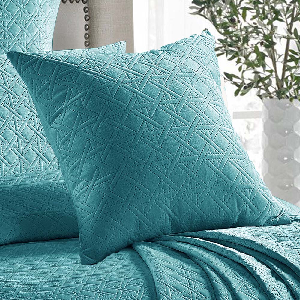Premium Heavenly Ocean European Pillowcase Set - Luxury 100% Cotton Pillow Cover for Bedroom Decor - Perfect for Coastal, Beach House & Boho Home Decor Styles